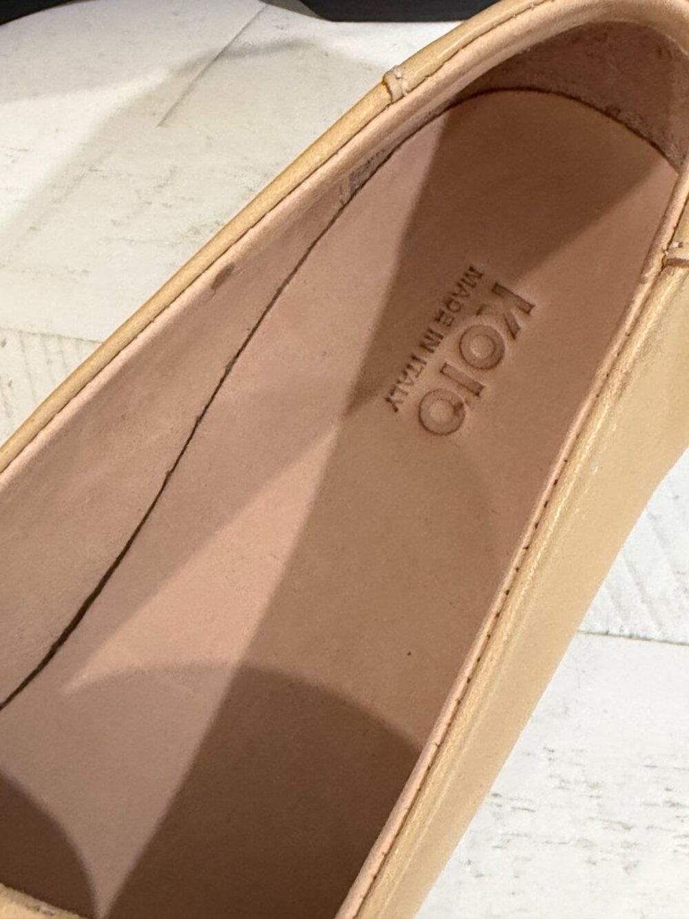 NEW Women's Italian KOIO Brera Leather Penny Loafer, EU size 37. US 7 - Picture 7 of 12